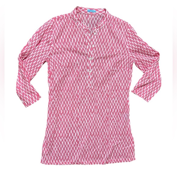 J McLAUGHLIN ~ Sandy Lawn 3/4 Sleeve Tunic TOP S - Picture 2 of 7